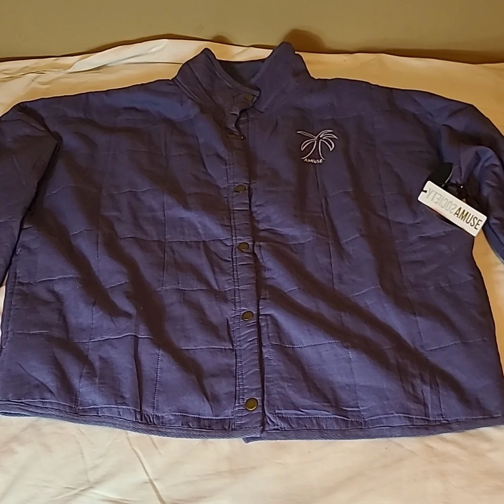 Amuse Society - Palm Tree, Beach Jacket